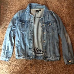 Forever 21 denim jean jacket